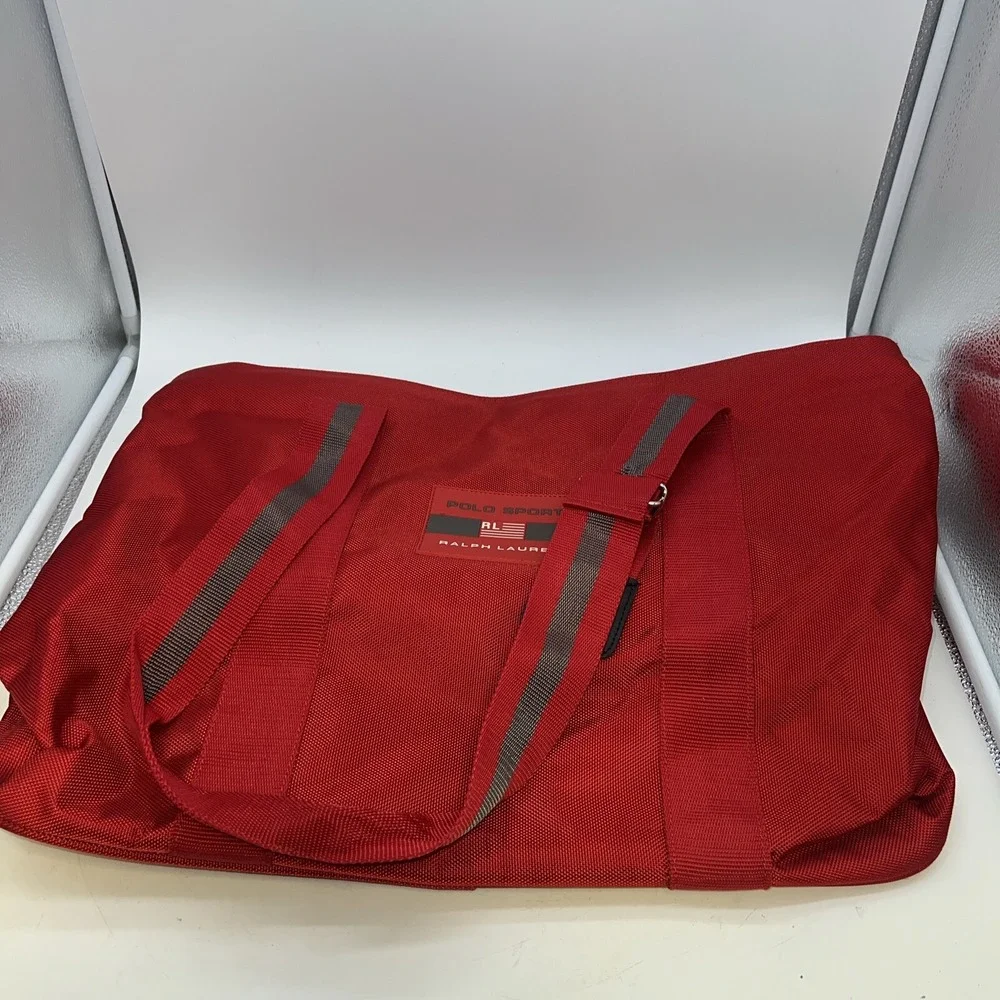 Large Vintage Polo Sport Ralph Lauren Tote Luggage Bag